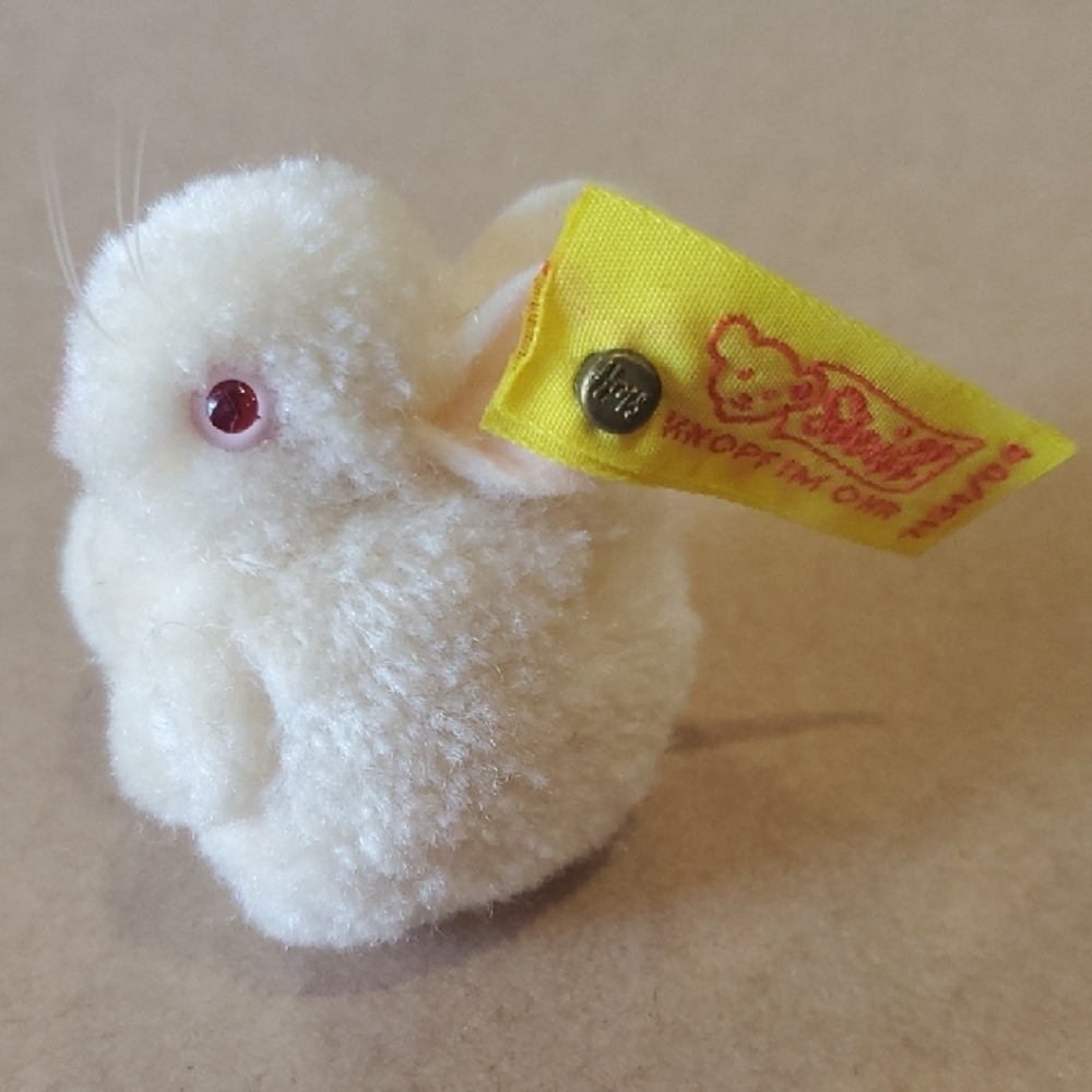 Adorable Cream Plush Toy with Tag